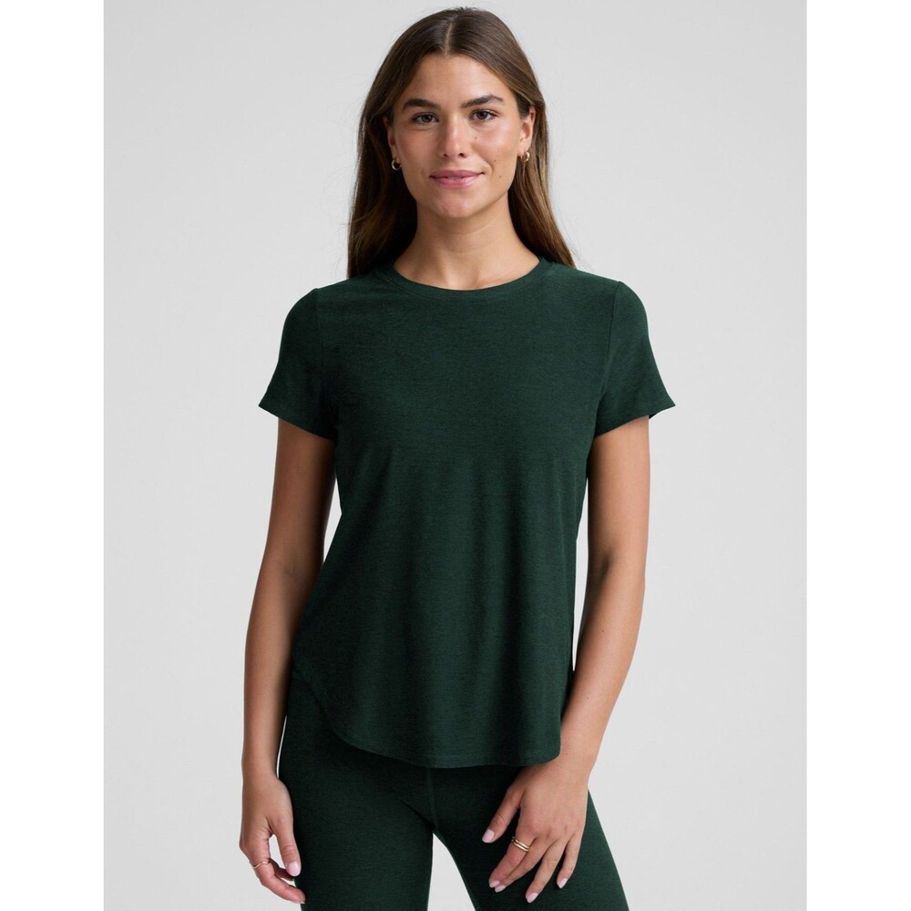 Beyond Yoga Green Featherweight On The Down Low T Shirt XXS